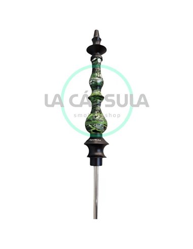 Regal Epoxy Queen Green Black Silver Swirl