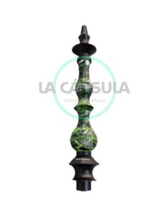 Regal Epoxy Queen Green Black Silver Swirl 2