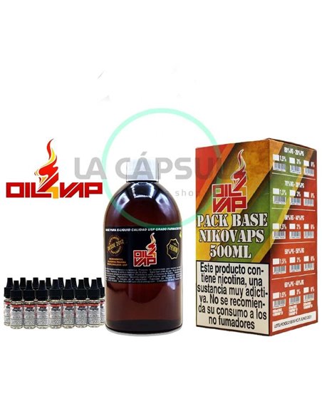 Oil4vap Base Pack 50pg/50vg 6mg 500ml