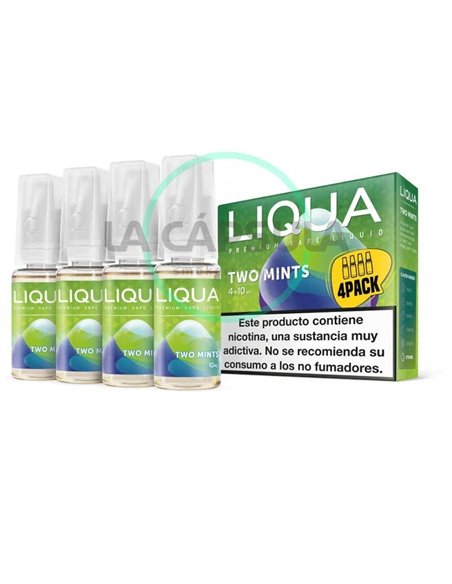 Liqua Two Mints 10ml (4 Pack)