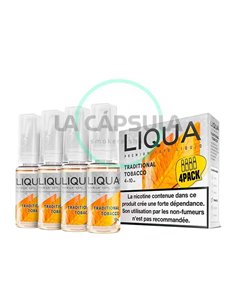 Liqua Traditional Tobacco 10ml (4 Pack)