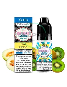 Dinner Lady Salts Kiwi Melon 10ml