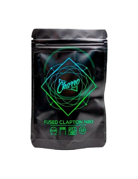 Charro Coils Dual Fused Clapton N80 0.18 Ohm (Pack 2)