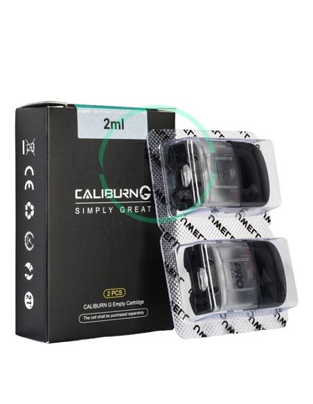 Uwell Caliburn G Empty Cartridge Pod 2ml (Pack 2 )