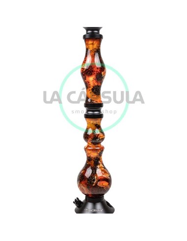 Regal Epoxy King Gum Seedpod Orange White Swirl