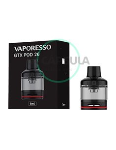 Vaporesso Gtx 26 Replacement Empty Pod 2ml (Pack 2)