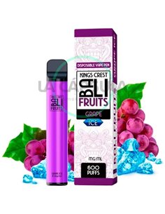 Pod desechable Grape Ice 600puffs - Bali Fruits by Kings Crest 2ml