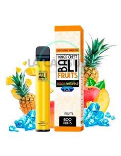 Pod desechable Peach Pineapple Ice 600puffs - Bali Fruits by Kings Crest 2ml