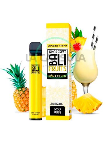 Pod desechable Piña Colada 600puffs - Bali Fruits by Kings Crest 2ml