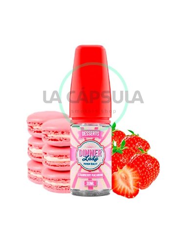 Dinner Lady Strawberry Macaroon Nic Salt 10ml