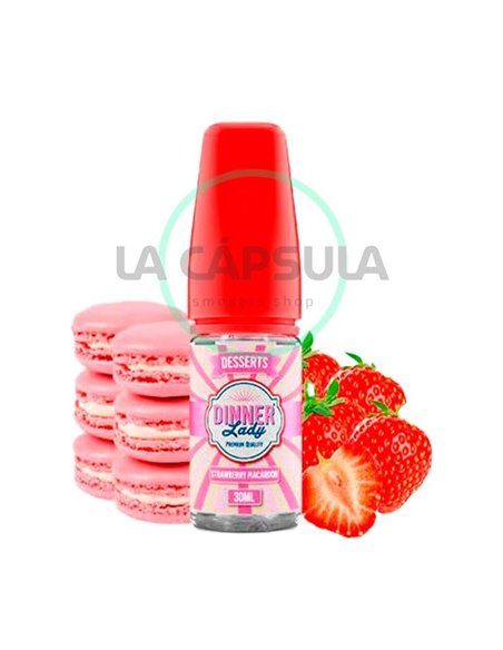 Dinner Lady Strawberry Macaroon Nic Salt 10ml