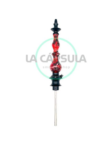Regal Epoxy Queen Red White Swirl Gumseed Pod