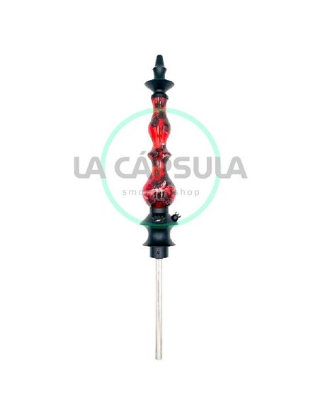 Regal Epoxy Queen Red White Swirl Gumseed Pod