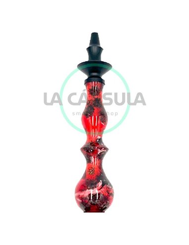 Regal Epoxy Queen Red White Swirl Gumseed Pod