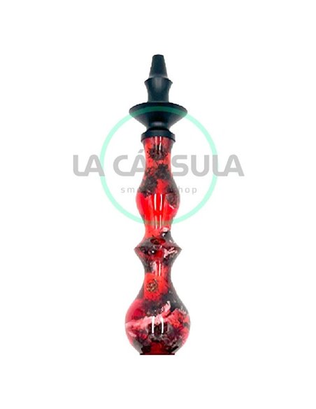 Regal Epoxy Queen Red White Swirl Gumseed Pod