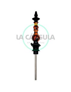 Regal Epoxy Bishop Orange Gumseed Pod White Swirl