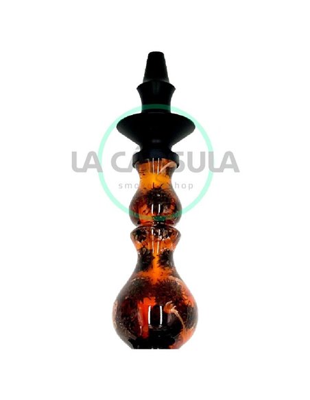 Regal Epoxy Bishop Orange Gumseed Pod White Swirl