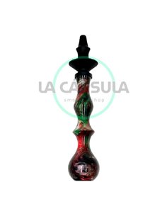 Regal Epoxy Queen Red Silver Swirl 2