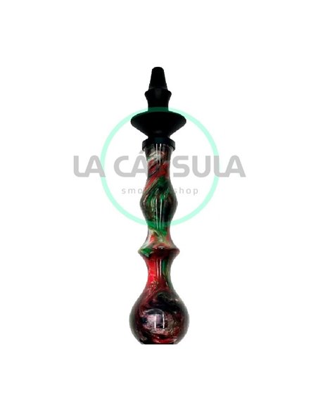 Regal Epoxy Queen Red Silver Swirl