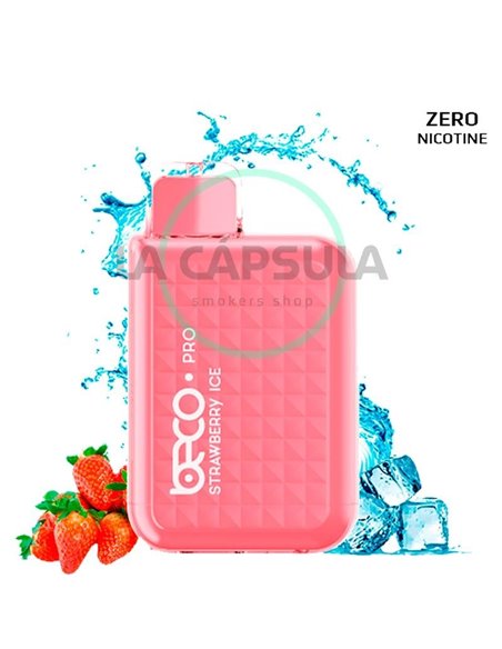 Vaptio Beco Pro Disposable Strawberry Ice 12ml ZERO NICOTINE