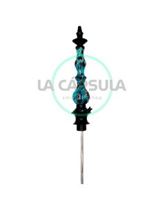 Regal Epoxy Queen Blue White Swirl Gumseed