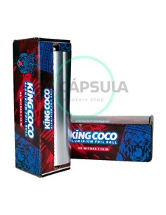 Papel de aluminio rollo King Coco 12m