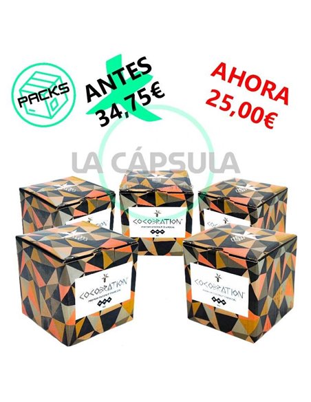 Pack 5kg Carbón Cocobration Premium 26mm