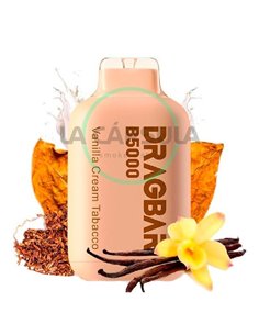 Pod desechable Dragbar B5000 Vanilla Cream Tabacco 5000puffs