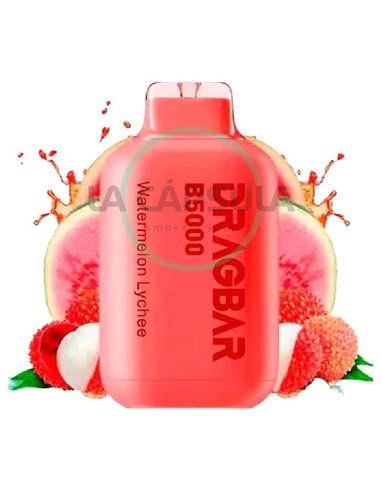Pod desechable Dragbar B5000 Watermelon Lychee 5000puffs