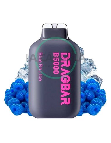 Pod desechable Dragbar B5000 Blue Raz Ice 5000puffs