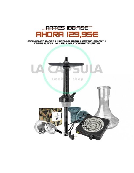Pack Mr Shisha Mini Khalifa + Base