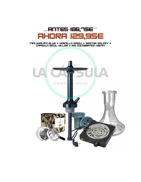 Pack Mr Shisha Mini Khalifa + Base
