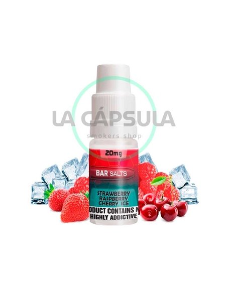 Bar Nic Salts Strawberry Raspberry Cherry Ice 10ml