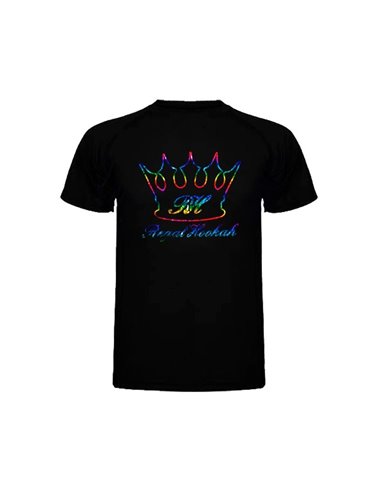 Camiseta Regal Hookah Black Rainbow