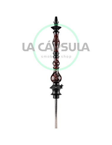 Regal Epoxy King Red Grey Swirld Silver