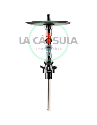 B2 Hookah Precious Cut Collection Red Blue
