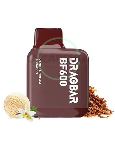Zovoo Disposable Dragbar Bf600 Vanilla Cream Tobacco 20mg