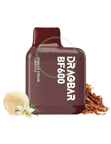 Zovoo Disposable Dragbar Bf600 Vanilla Cream Tobacco 20mg