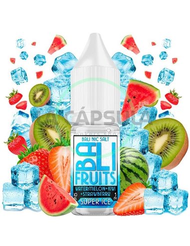 Watermelon + Kiwi + Strawberry SUPER Ice Bali Fruits Salts 10ml