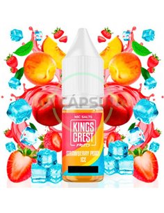 Strawberry Peach Ice Kings Crest Salts 10ml