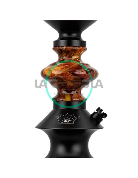 Regal Epoxy Pawn (2) Lava Manzanita Red Gold Swirl