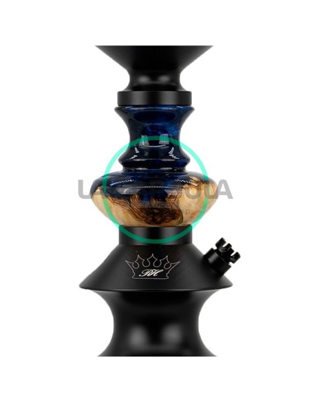 Regal Epoxy Pawn (6) Ocean Blue Burl Gold Flakes