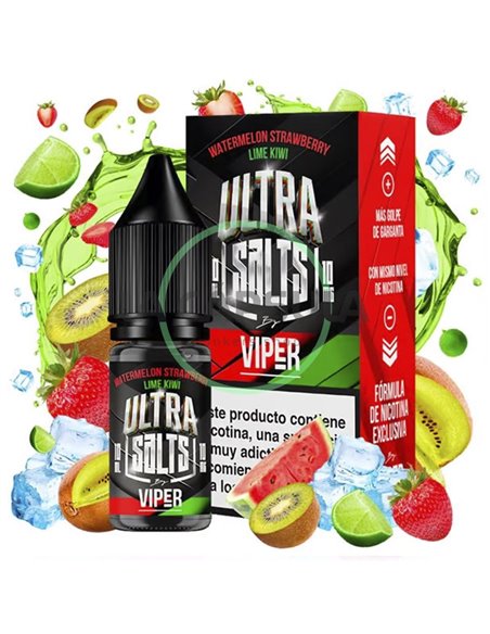 Watermelon Kiwi Strawberry Lime Ultra Salts by Viper 10ml