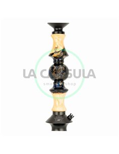 Regal Epoxy Queen Eye Fat Dark Blue Swirls Burl 2
