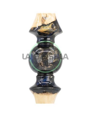Regal Epoxy Queen Eye Fat Dark Blue Swirls Burl