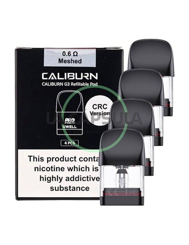 Pod para Caliburn G3 2ml (4pcs)