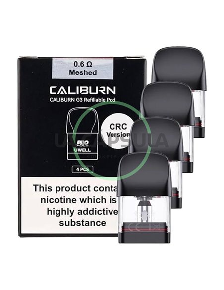 Pod para Caliburn G3 2ml (4pcs)