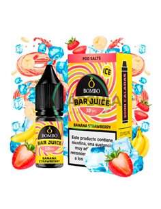Banana Strawberry Ice Bar Juice By Bombo 10ml