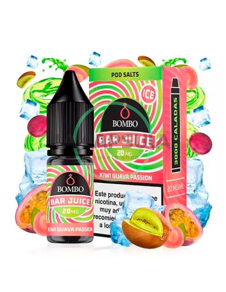 Kiwi Guava Passion Ice Bar Juice By Bombo 10ml