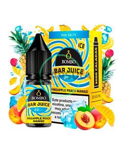 Pineapple Peach Mango Ice Bar Juice by Bombo 10ml